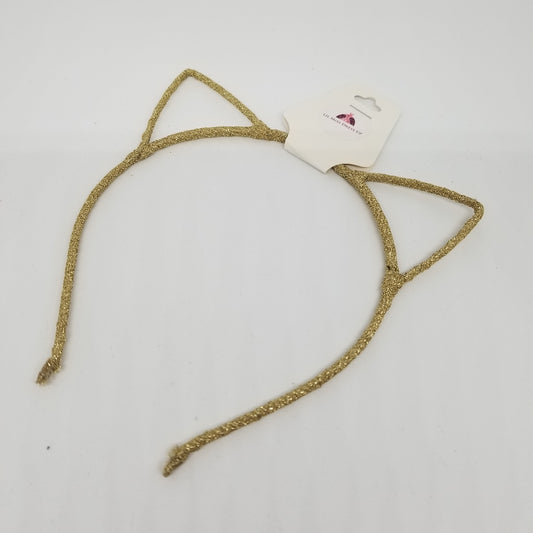 LIL MISS -  Cat Ears Headband - Gold