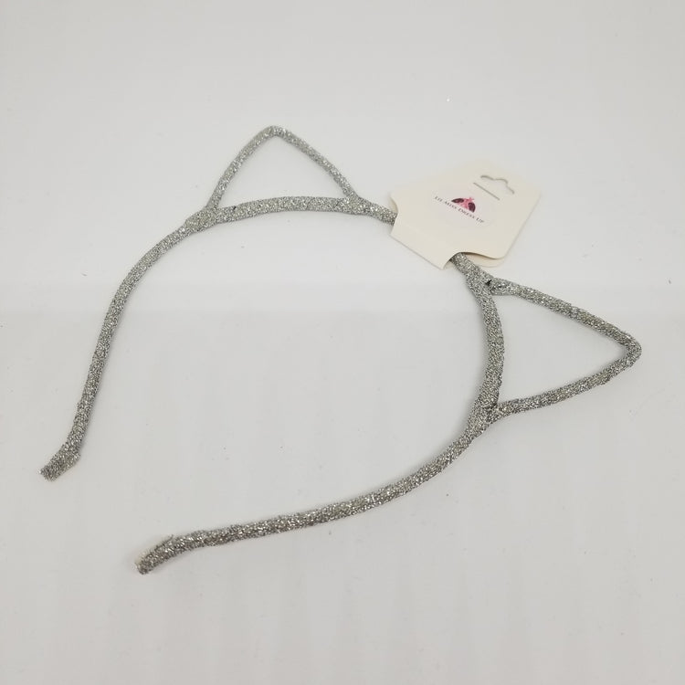 LIL MISS -  Cat Ears Headband - Silver