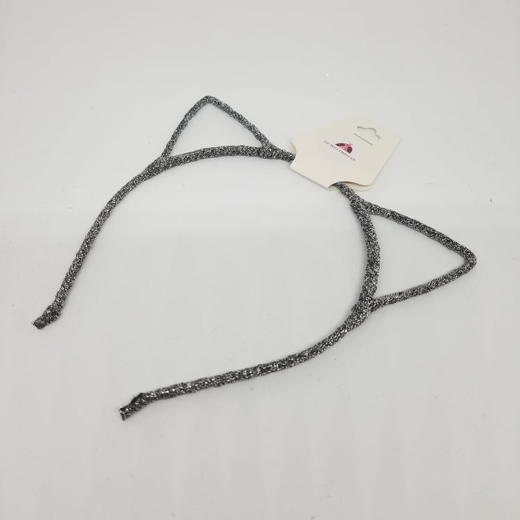 LIL MISS -  Cat Ears Headband - Charcoal