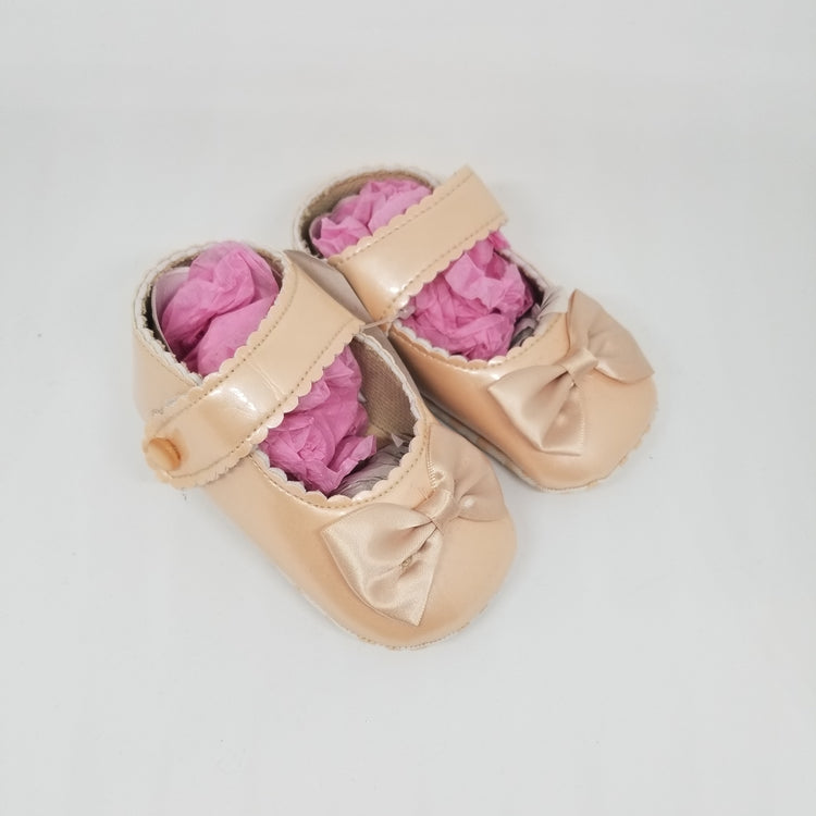 LIL MISS -  Bow Patent Baby Shoe