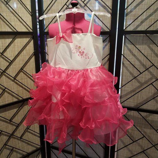 LIL MISS -  Cora - Hot Pink - Girls Dress