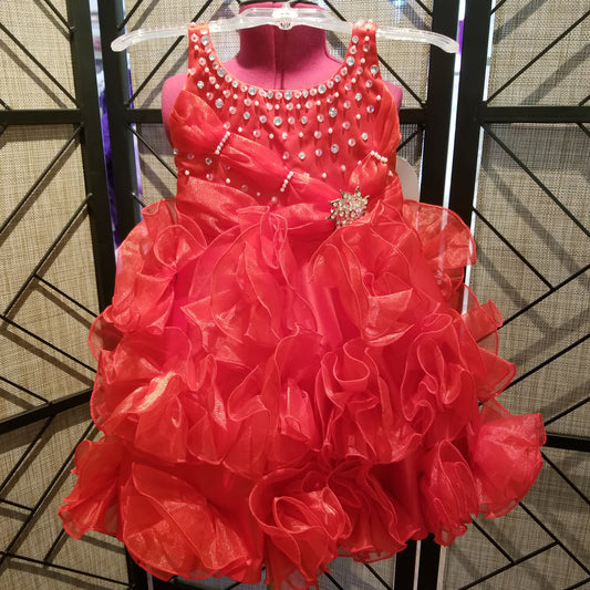 LIL MISS -  Carrie - Red - Girls Dress