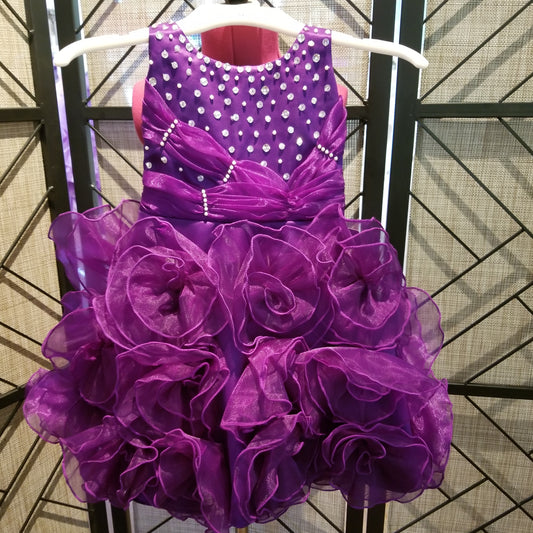 LIL MISS -  Carrie - Purple - Girls Dress
