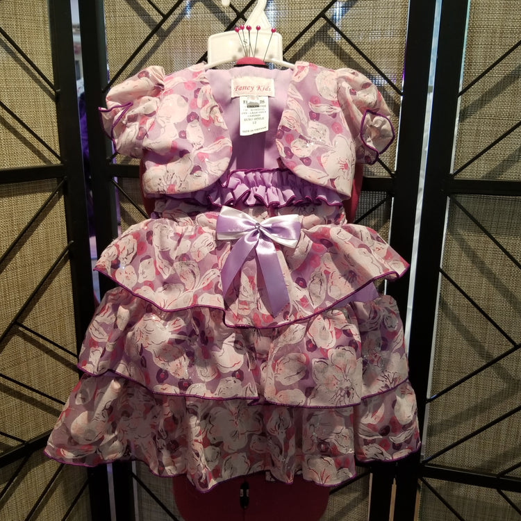 LIL MISS -  Monica - Purple - Girls Dress