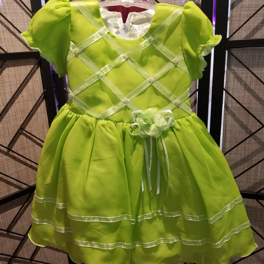 LIL MISS -  Lucy - Green - Girls Dress
