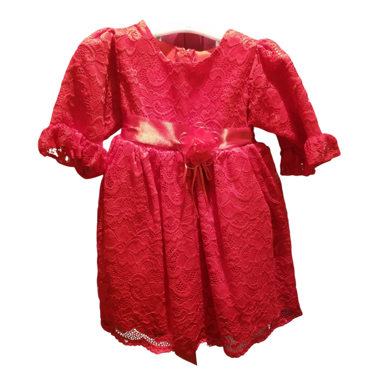 LIL MISS -  Lexi - Red - Girls Dress