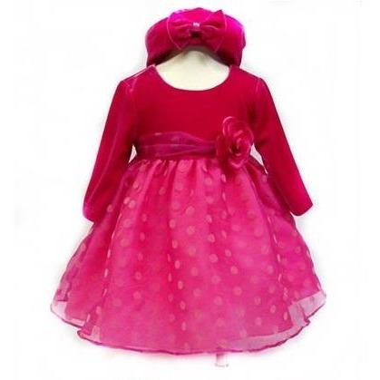 LIL MISS -  Holly - Pink - Girls Dress