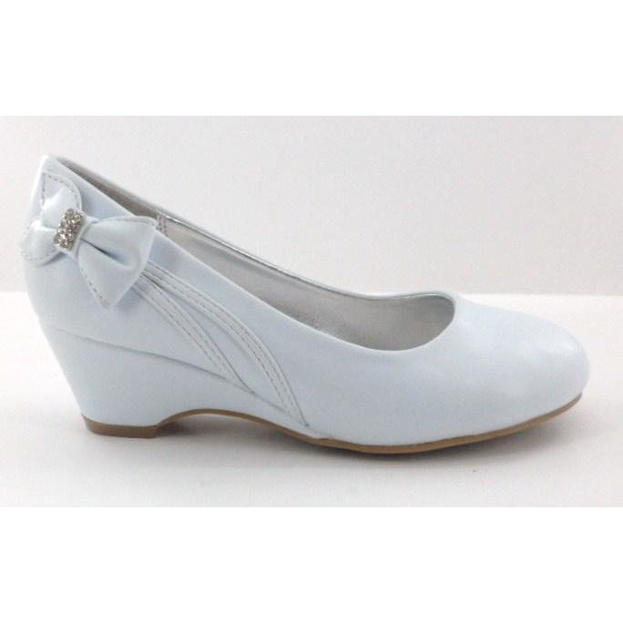 LIL MISS -  White Heel Shoe