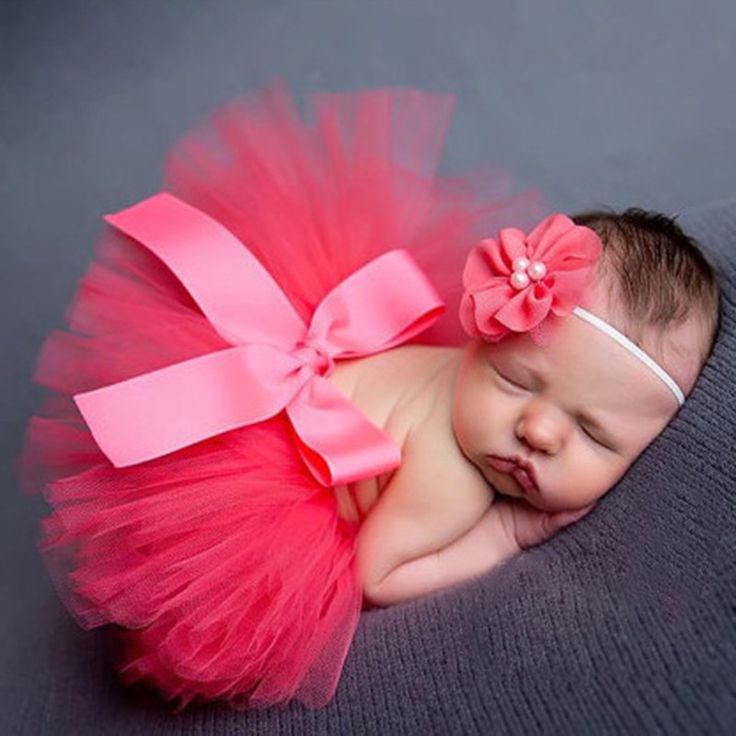 Pre-Order Custom Skirt - Newborn with Matching Headband - Tutu