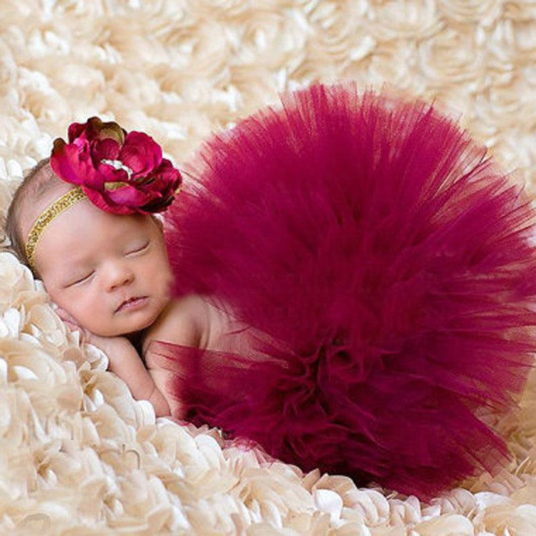 Pre-Order Custom Skirt - Newborn with Matching Headband - Tutu