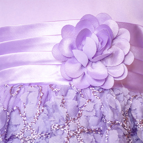 LIL MISS -  Addison - Lilac - Girls Dress