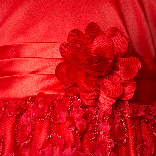LIL MISS -  Addison - Red - Girls Dress