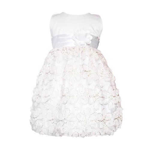 LIL MISS -  Addison - White - Girls Dress
