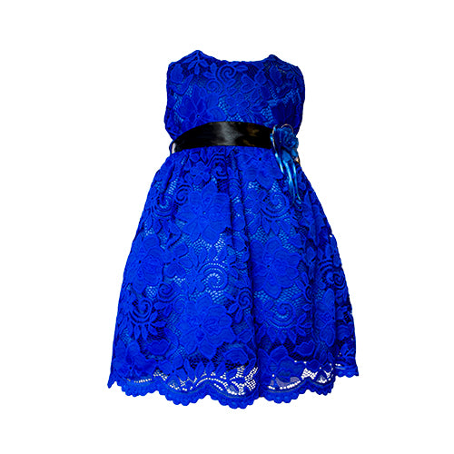 LIL MISS -  Alexis - Blue - Girls Dress