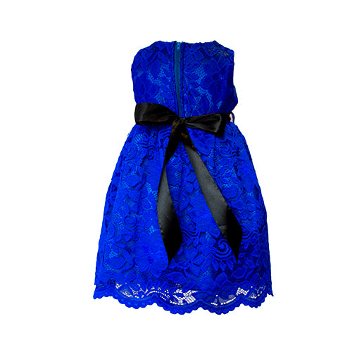 LIL MISS -  Alexis - Blue - Girls Dress