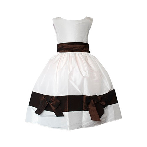 LIL MISS -  Emilia - Ivory - Girls Dress