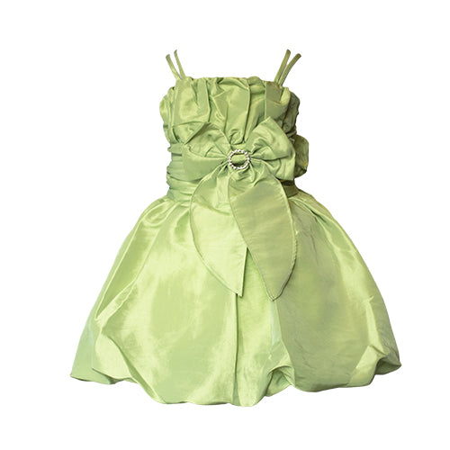 LIL MISS -  Flora - Green - Girls Dress