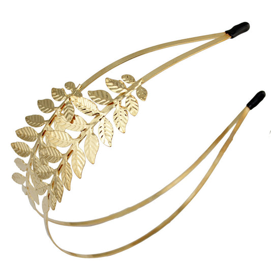 LIL MISS -  Gold Leaves Headband