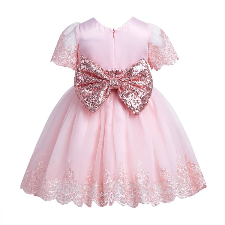 LIL MISS -  Kimberly - Pink - Girls Dress