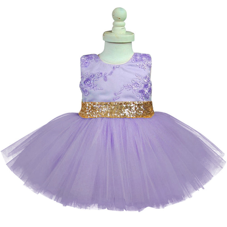 LIL MISS -  Kylie - Lilac - Girls Dress