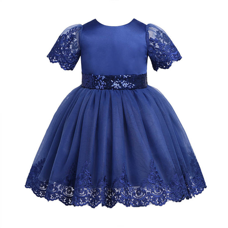 LIL MISS -  Kimberly - Navy - Girls Dress