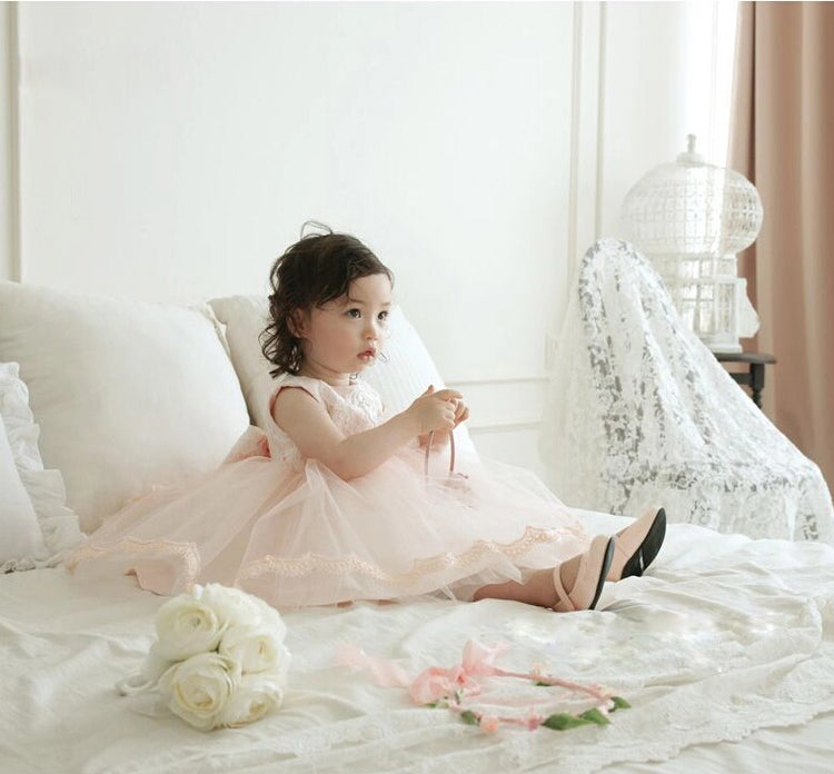 LIL MISS -  Khloe - Pink - Girls Dress