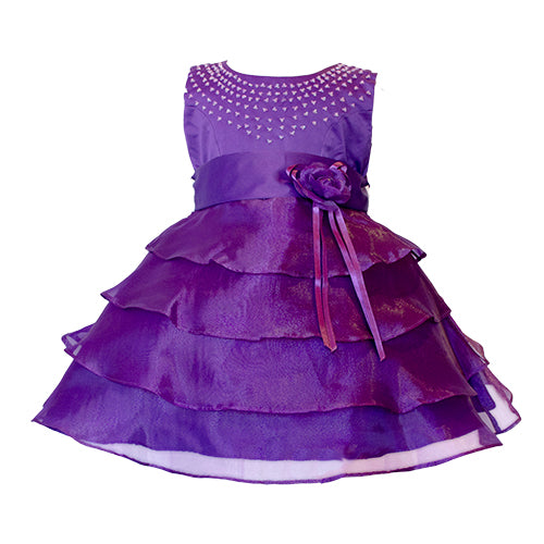 LIL MISS -  Hilary - Purple - Girls Dress