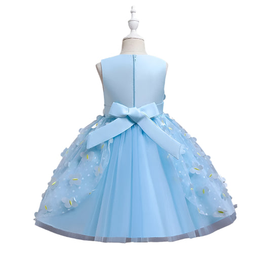 1st Birthday Signature Dress - BLUE