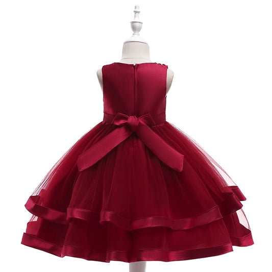 1st Birthday Signature Dress - RED