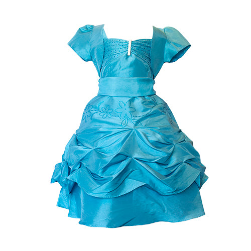 LIL MISS -  Iris - Turquoise - Girls Dress