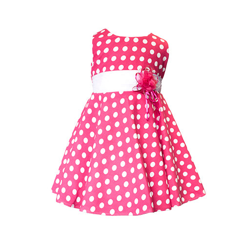 LIL MISS -  Kristina - Hot Pink - Girls Dress