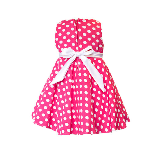 LIL MISS -  Kristina - Hot Pink - Girls Dress