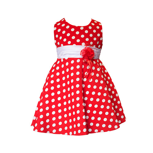 LIL MISS -  Kristina - Red - Girls Dress