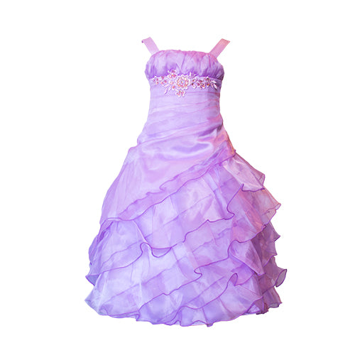 LIL MISS -  Octavia - Lilac - Girls Dress
