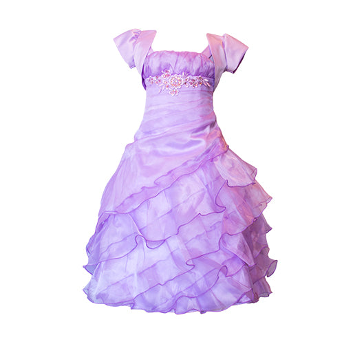 LIL MISS -  Octavia - Lilac - Girls Dress