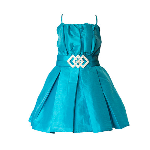 LIL MISS -  Rosie - Turquoise - Girls Dress