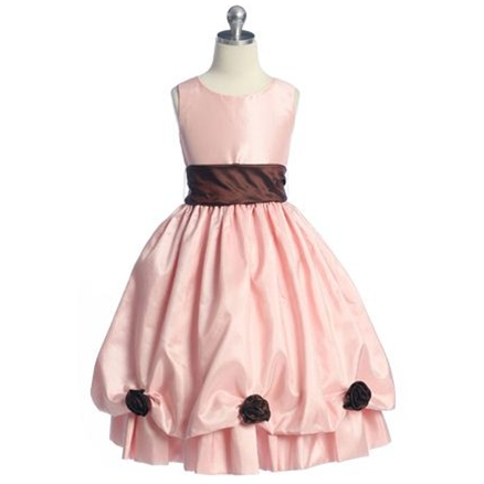 LIL MISS -  Blossom - Pink - Girls Dress