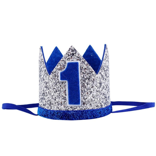 LIL MR - Silver 1 Birthday Crown