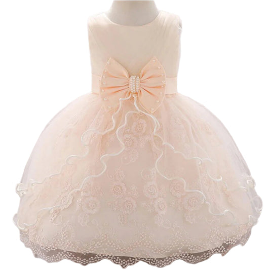 1st Birthday Signature Dress - IVORY
