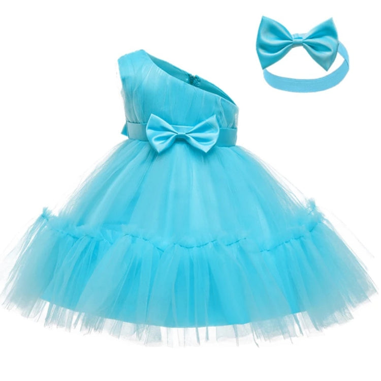 1st Birthday Signature Dress - BLUE