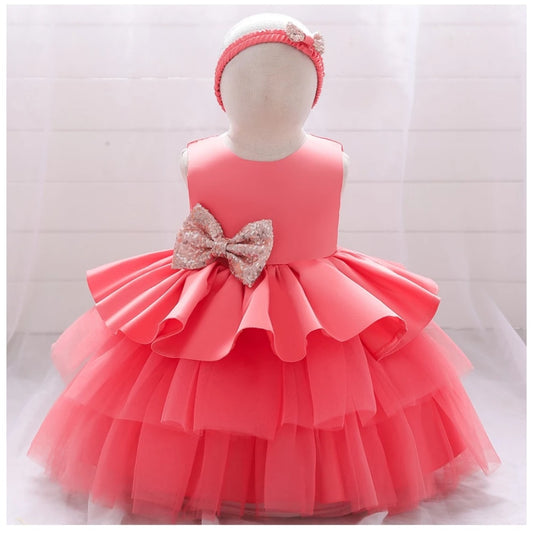 LIL MISS - 1st Birthday Signature Dress