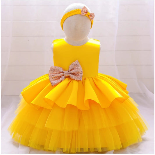 LIL MISS - 1st Birthday Signature Dress