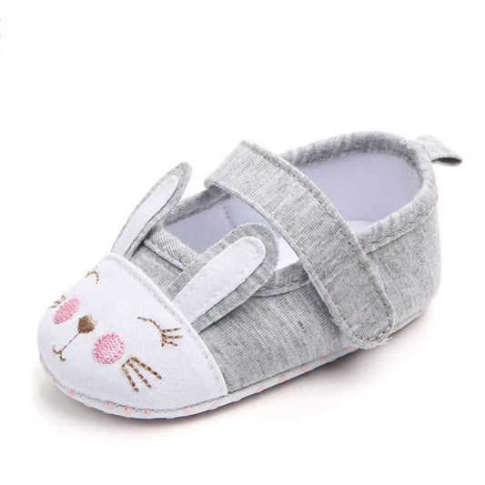 LIL MISS -  White Bunny Baby Shoe 12 Months