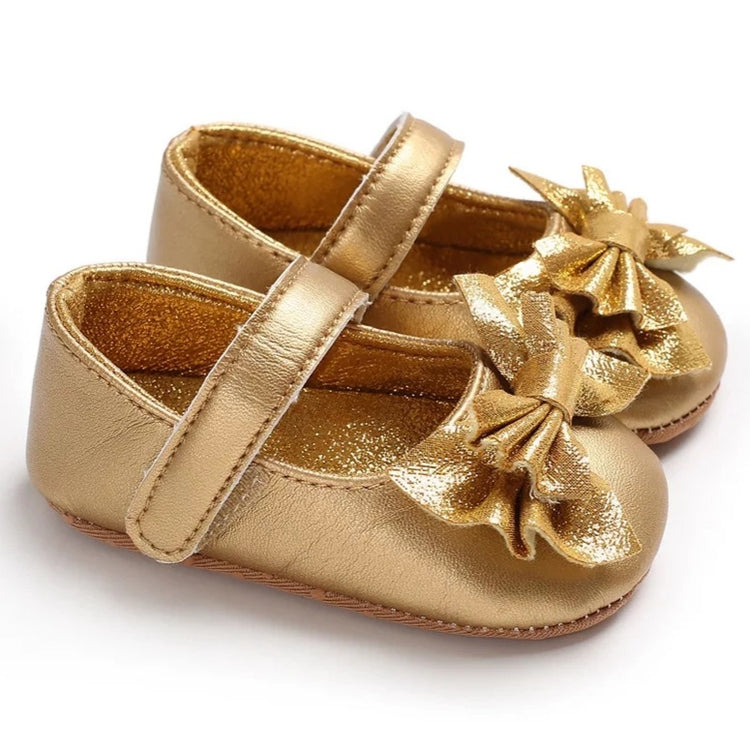 LIL MISS -  Gold Baby Shoe 12 Months