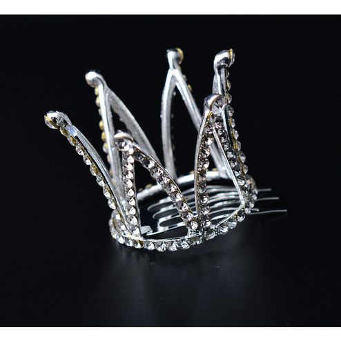 LIL MISS -  LIL MISS -  Crystal Crown 2" - Girls Dress