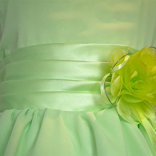 LIL MISS -  Soraya - Green - Girls Dress