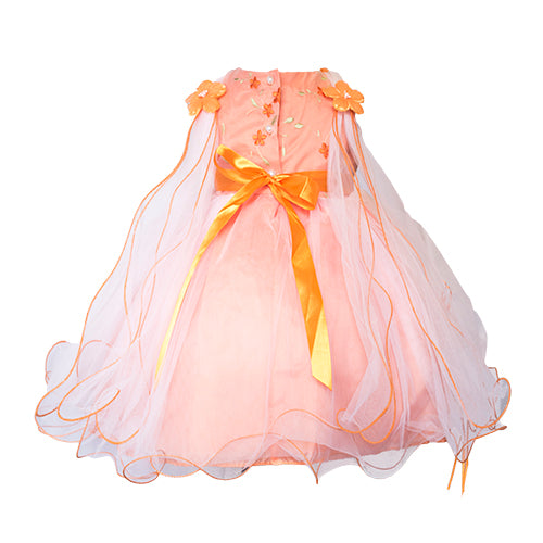 LIL MISS -  Stella - Orange - Girls Dress