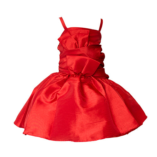 LIL MISS -  Sydney - Red - Girls Dress