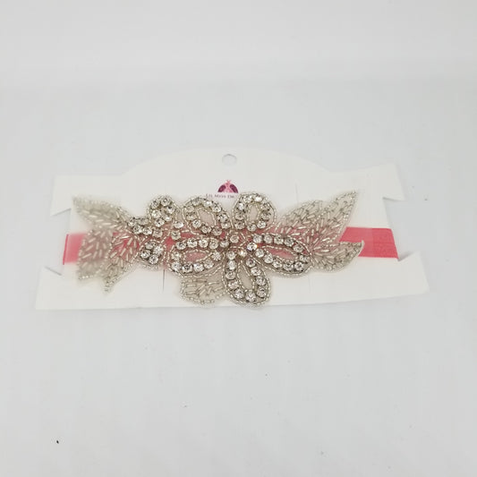 LIL MISS -  Jeweled Headband- Coral