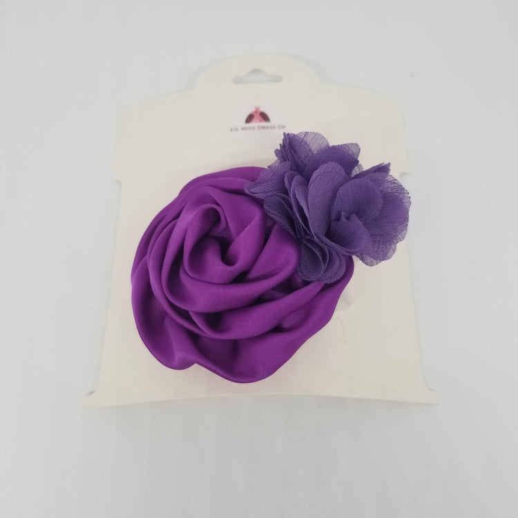 LIL MISS -  Flower Headband- Purple